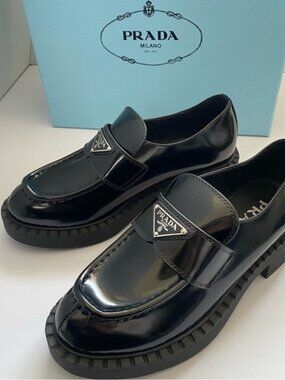 Prada Black Loafers